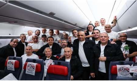 شاهد| منتخب مصر يتوجه إلى أمريكا بأحدث طائرات 
