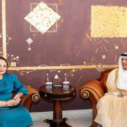 سعود بن صقر يستقبل سفيرة مالطا لدى الدولة