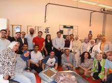 فريق بحثي في الجامعة الأمريكية بالقاهرة