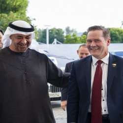 رئيس الإمارات يستقبل المندوب الأمريكي بالأمم المتحدة ويبحثان العلاقات الإستراتيجية