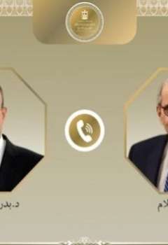 الدكتور بدر عبد العاطي و الدكتور نواف سلام