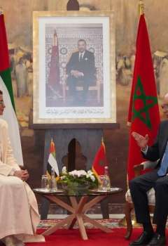 رئيس النواب المغربي ونورة الكعبي