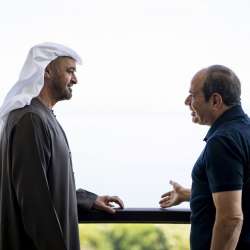 الرئيس السيسي والشيخ محمد بن زايد