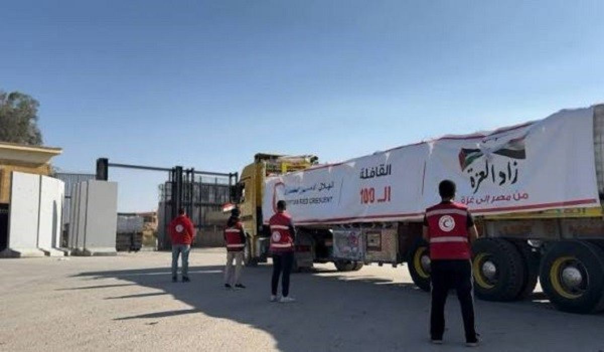 قافلة مساعدات إغاثية وإنسانية