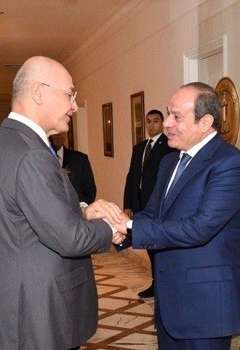 الرئيس السيسي وبرهم صالح