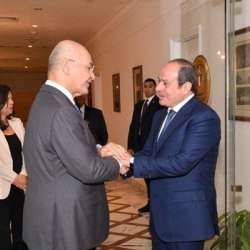 الرئيس السيسي وبرهم صالح