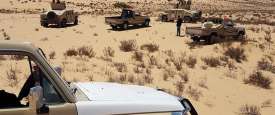 موقع حادث الواحات الإرهابي السابق