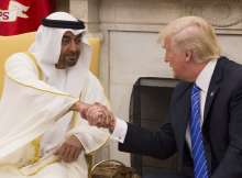الرئيس الأمريكي والشيخ محمد بن زايد