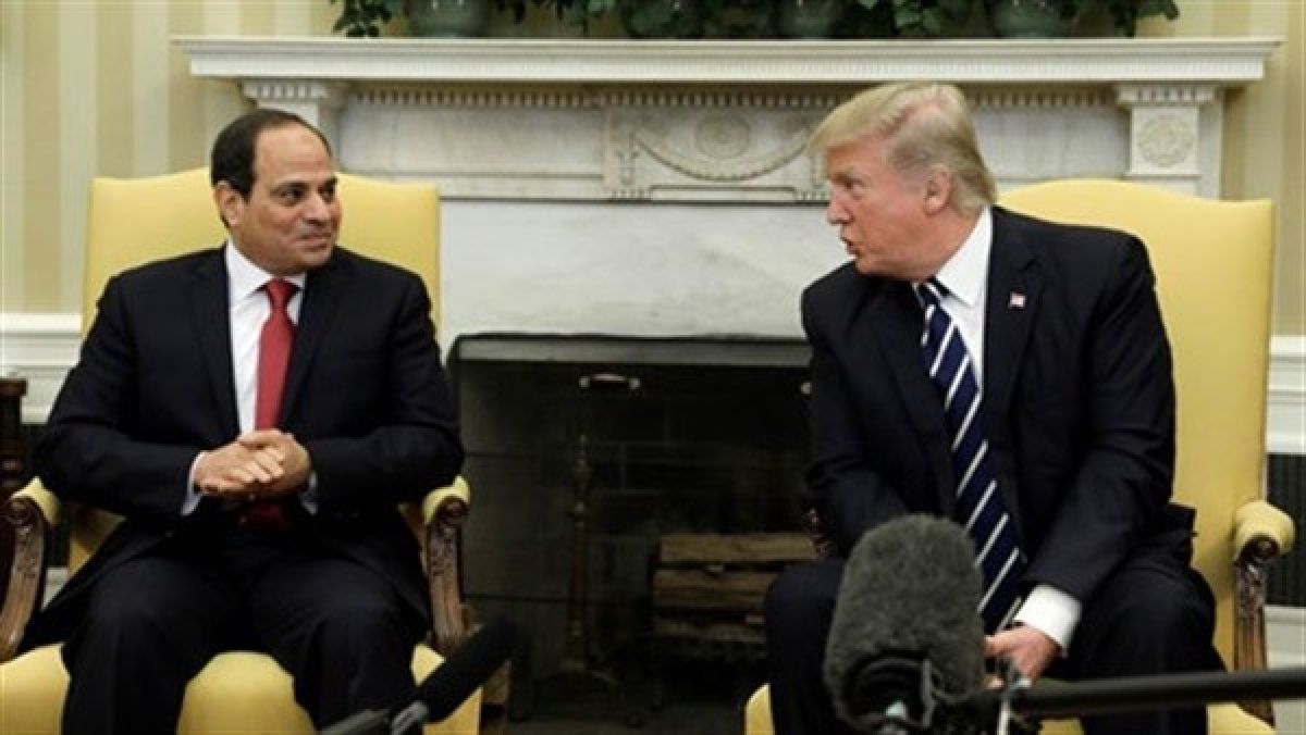 الرئيسان السيسي وترامب