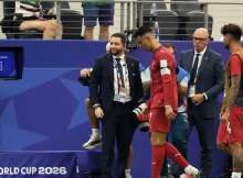 رونالدو من مباراة البرتغال وإسبانيا
