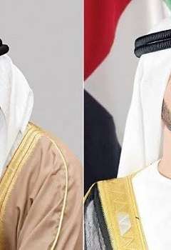 محمد بن راشد ومنصور بن زايد