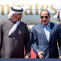 الشيخ محمد بن زايد والرئيس عبد الفتاح السيسي - أرشيفية