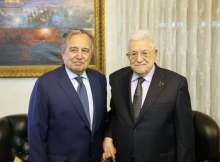 الرئيس الفلسطيني ونبيل فهمي