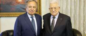 الرئيس الفلسطيني ونبيل فهمي