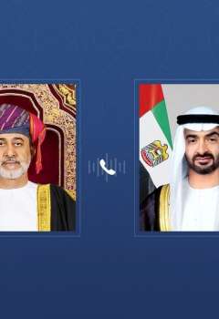رئيس الإمارات وسلطان عمان