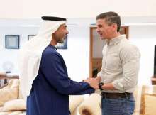 رئيس باراغواي ورئيس جهاز الإمارات للمحاسبة
