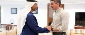 رئيس باراغواي ورئيس جهاز الإمارات للمحاسبة