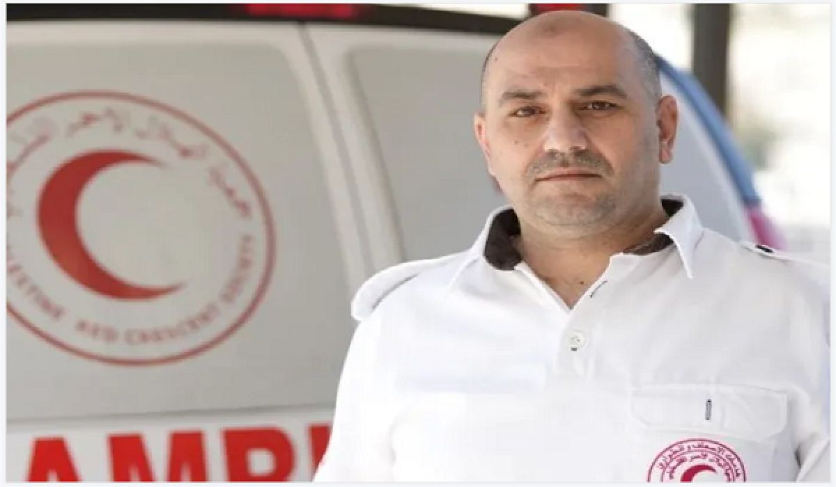 أحمد جبريل مدير إسعاف الهلال الأحمر الفلسطيني