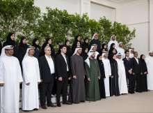 محمد بن زايد والطلبة