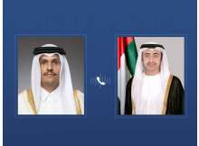 وزيرا خارجية الإمارات وقطر