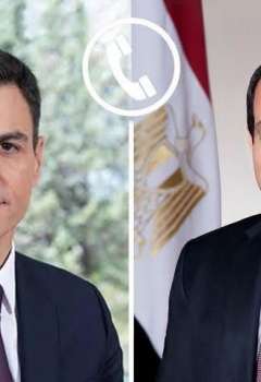السيسي وبيدرو سانشيز