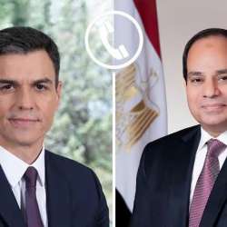 السيسي وبيدرو سانشيز