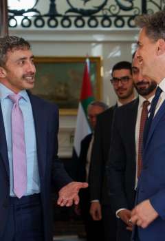 وزيرا خارجية بريطانيا والإمارات