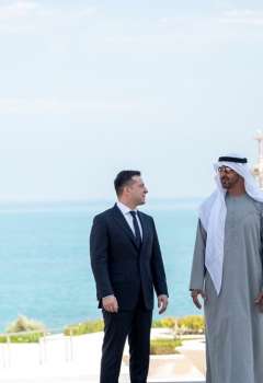 محمد بن زايد وزيلينسكي