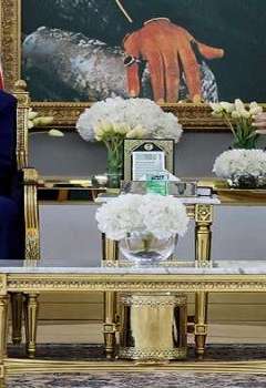الأمير محمد بن سلمان بن عبدالعزيز و الرئيس الأمريكي دونالد ترامب