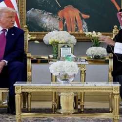 الأمير محمد بن سلمان بن عبدالعزيز و الرئيس الأمريكي دونالد ترامب