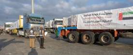 مساعدات الإمارات إلى غزة