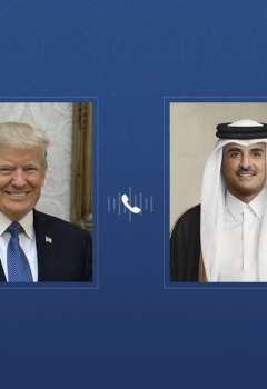 أمير قطر ورئيس أمريكا