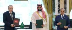 رئيس باكستان وولي عهد السعودية ورئيس تركيا