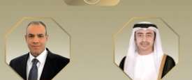 الشيخ عبد الله بن زايد و الدكتور بدر عبد العاطي