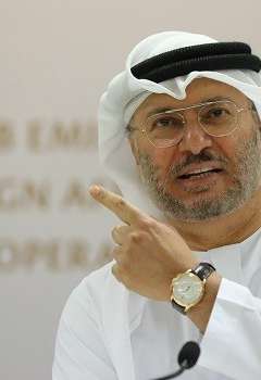 الدكتور أنور قرقاش المستشار الدبلوماسي للرئيس الإماراتي
