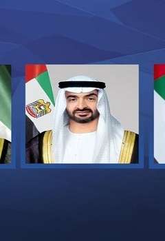 رئيس الدولة ونائباه يهنئون رئيسة الهند بذكرى استقلال بلادها