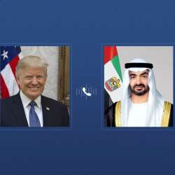 الشيخ محمد بن زايد والرئيس دونالد ترامب 