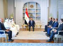 الرئيس السيسي ورئيس وزراء قطر
