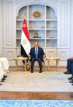 الرئيس السيسي ورئيس وزراء قطر
