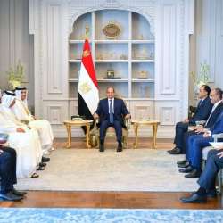 الرئيس السيسي ورئيس وزراء قطر