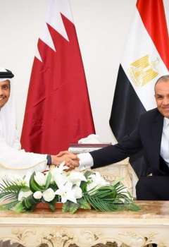 وزيرا خارجية مصر وقطر