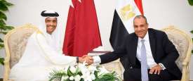 وزيرا خارجية مصر وقطر