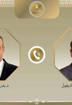 الدكتور بدر عبد العاطي و يوهان فاديفول