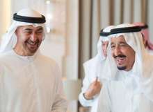 الملك سلمان بن عبدالعزيز والرئيس محمد بن زايد