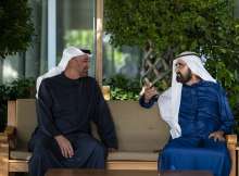 لقاء محمد بن راشد ومحمد بن زايد