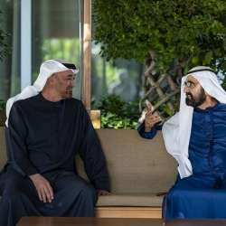 لقاء محمد بن راشد ومحمد بن زايد