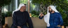 لقاء محمد بن راشد ومحمد بن زايد