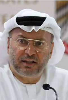 الدكتور أنور قرقاش المستشار الدبلوماسي للرئيس الإماراتي