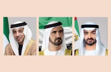 الرئيس الإماراتي ونائباه يهنئون ملك النرويج الجديد هاكون الثامن