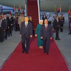 استقبال الرئيس الصيني